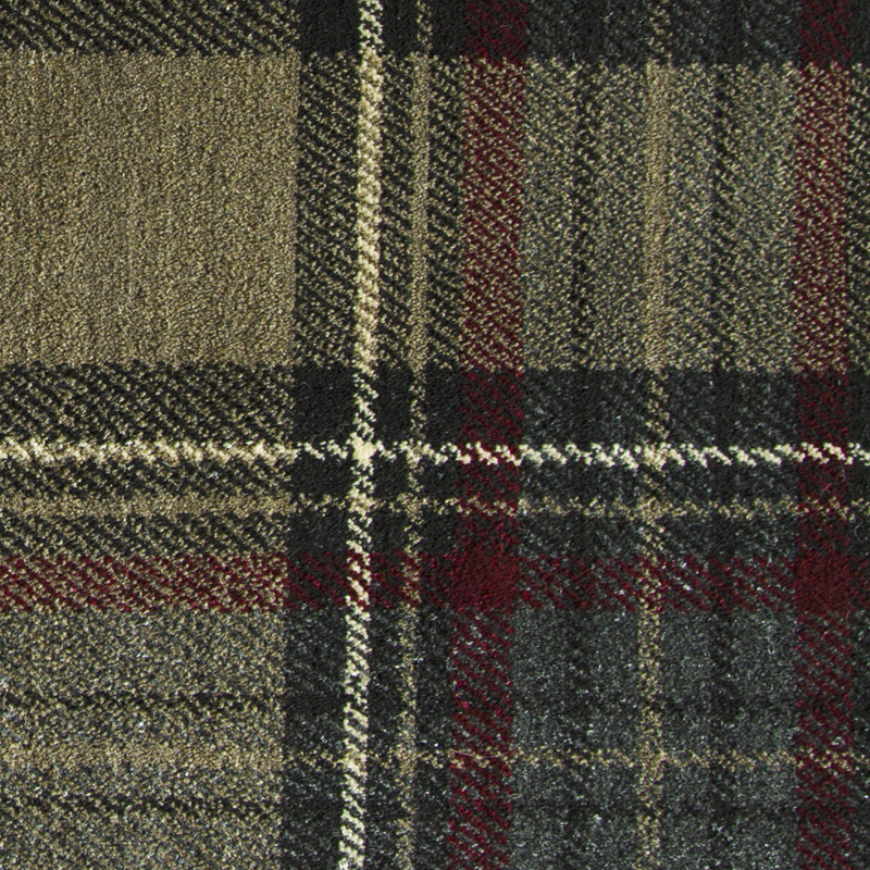 Midas Tartan Grey Red