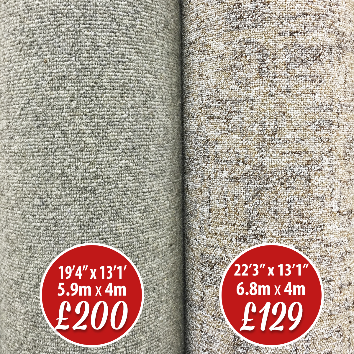 Clearance Carpet Roll Supplies