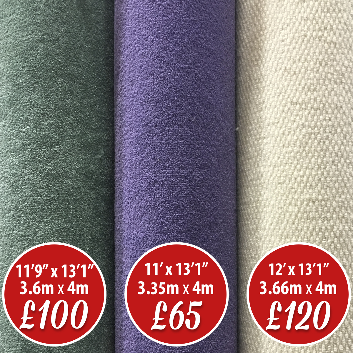 Clearance Carpet Roll Supplies