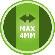 Roll out the next strip of artificial grass and repeat the same process as for the first strip of artificial grass. Lay both pieces together and check that they are properly aligned and no join can be seen (the width of the join between the two strips should be no more than 4 mm).